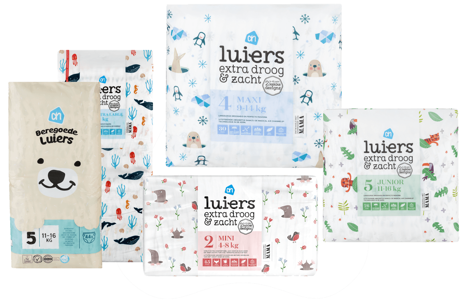 Albert Heijn luiers aanbiedingen
