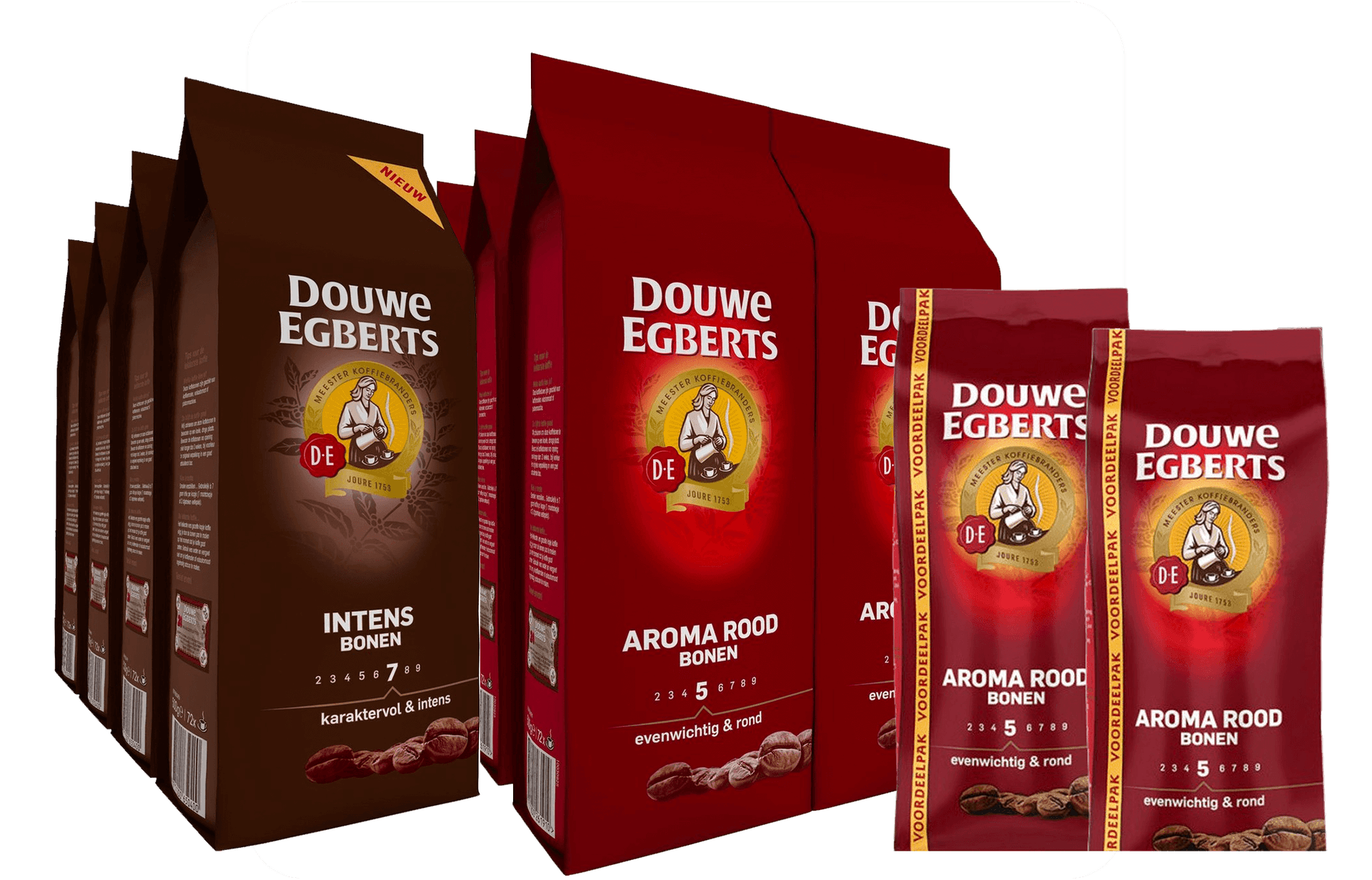 Douwe Egberts koffiebonen aanbiedingen