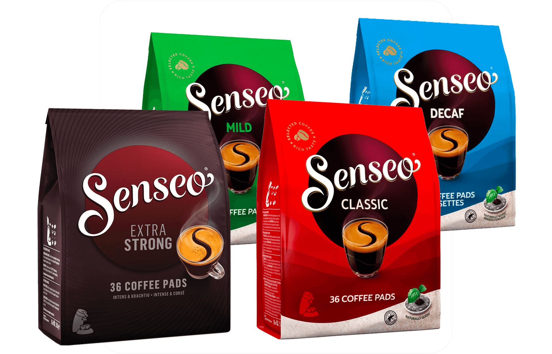 Overzicht van alle Senseo koffiepads aanbiedingen